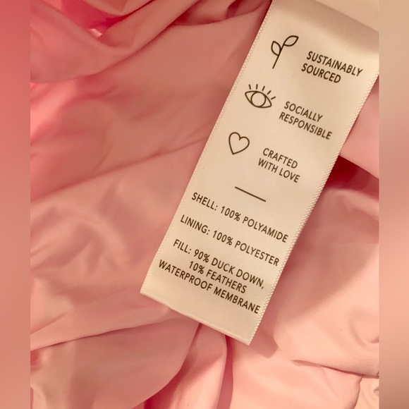 RRP US$1,450 Cordova 'Oza' ski puffer duck down jacket peony pink NWT M - Picture 12 of 14